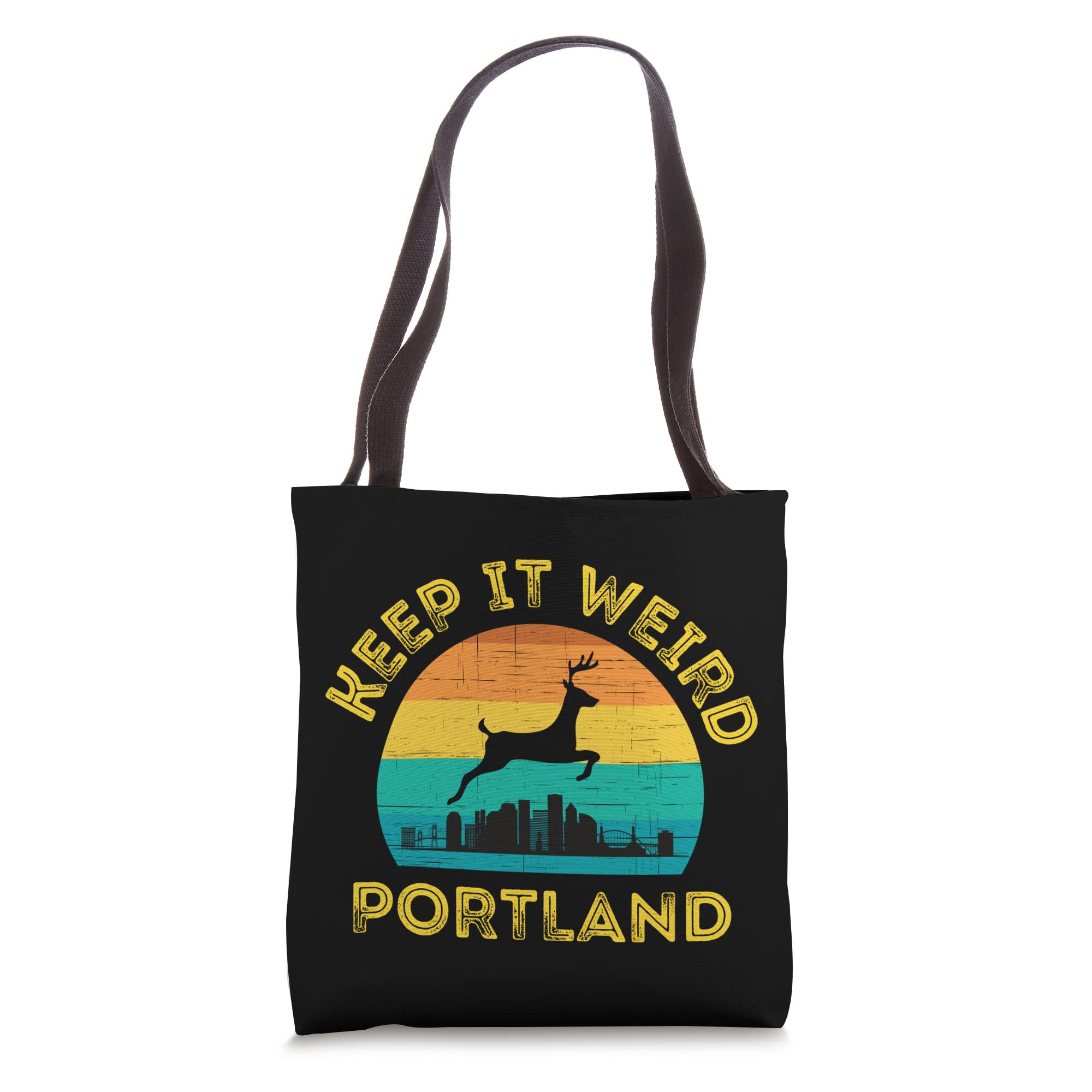 Vintage Keep it Weird Portland Oregon Tote Bag