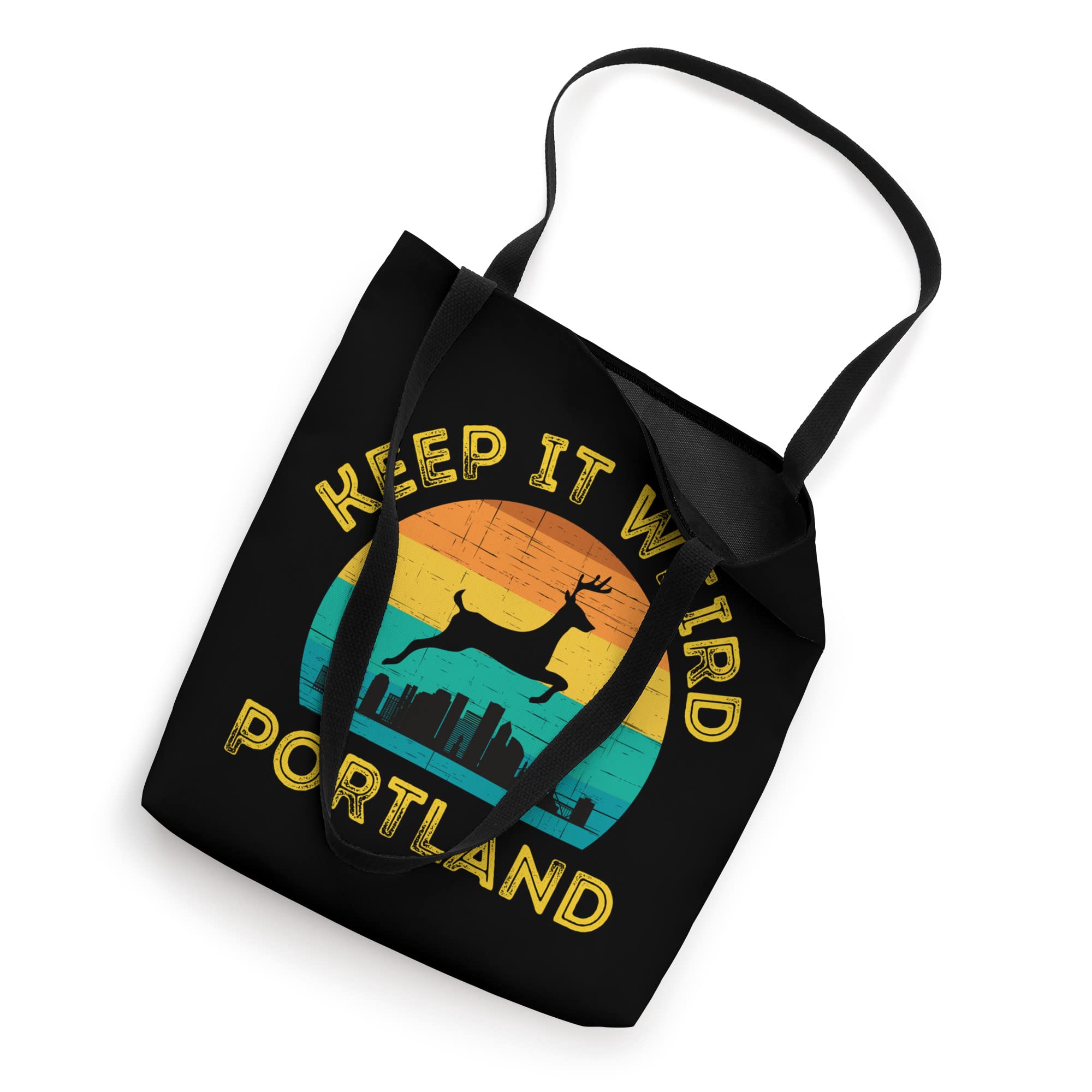 Vintage Keep it Weird Portland Oregon Tote Bag