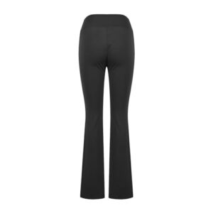 XUNRYAN Leggings for Women Bootcut Yoga Pants High Waisted Flare Leggings Palazzo Work Athletic Workout Yoga Pants w Pocket Black