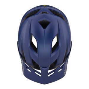 Troy Lee Designs Flowline Adult Bicycle Helmet MIPS EPP Lightweight Vented Adjustable Detachable Visor All Mountain Enduro, Gravel, Trail, BMX, Off-Road MTB (Dark Blue, XS/SM)