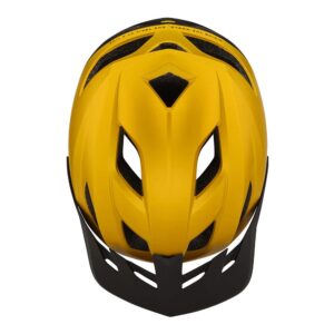 Troy Lee Designs Flowline Adult Bicycle Helmet MIPS EPP Lightweight Vented Adjustable Detachable Visor All Mountain Enduro, Gravel, Trail, BMX, Off-Road MTB (Gold/Black, MD/LG)