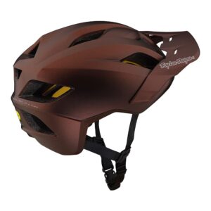 Troy Lee Designs Flowline Adult Bicycle Helmet MIPS EPP Lightweight Vented Adjustable Detachable Visor All Mountain Enduro, Gravel, Trail, BMX, Off-Road MTB (Cinnamon, XS/SM)