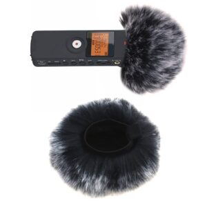 eMagTech Furry Recorder Windscreen Muff Replacement Compatible with Zoom H1n/H1 Handy Portable Digital Recorder Furry Microphone Windscreen 10x7cm/3.94x2.76inch