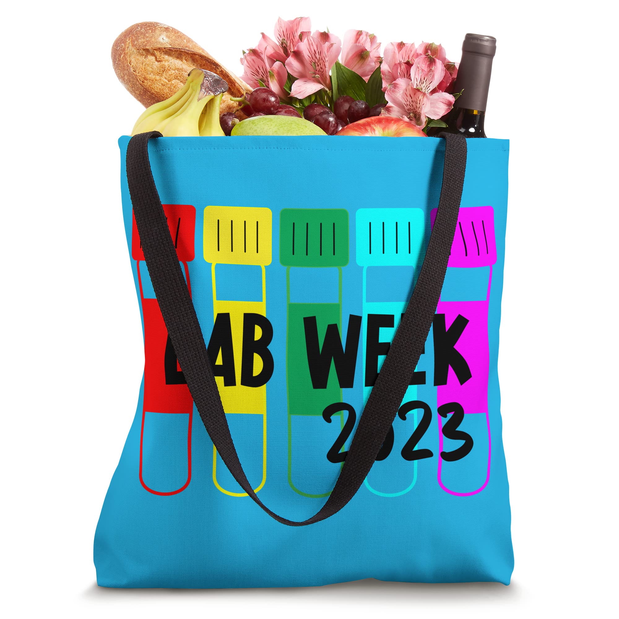 Lab Week 2023, Colorful Scientist, Fun Lab Week Gift Tote Bag