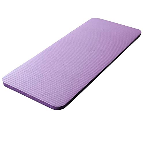 pizarra 15MM Thick Yoga Mat Comfort Foam Knee Elbow Pad Mats for Exercise Yoga Indoor Pads Fitness,Purple