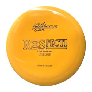 Respecti Straight Disc Golf Fairway Dirver in Ultrium Plastic for All Disc Golfers by Prodiscus (Colors Vary)