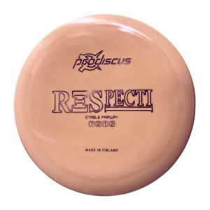 Respecti Straight Disc Golf Fairway Dirver in Ultrium Plastic for All Disc Golfers by Prodiscus (Colors Vary)