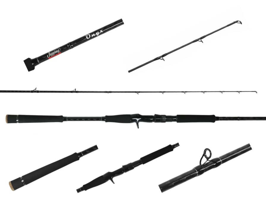 Jigging World Onyx Inshore Casting Rod (JW-OX701C-MH 7' Medium Heavy 15-30lb 1-4oz)