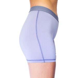 Club Ride Apparel Women's June Chamois 3-Inch Level 1 Cycling Shorts - Gel Chamois Liner Lavender Grey