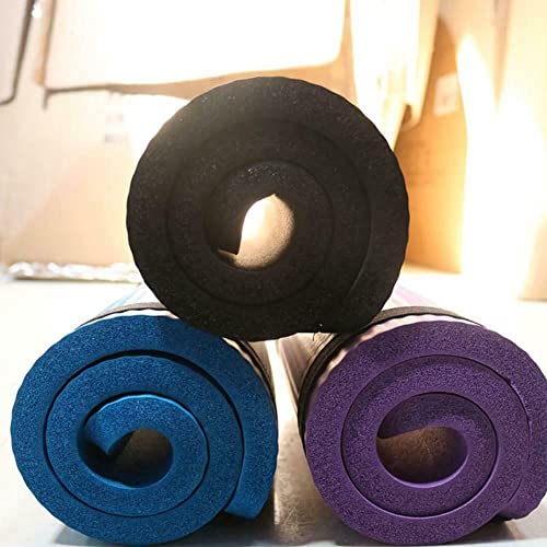 pizarra 15MM Thick Yoga Mat Comfort Foam Knee Elbow Pad Mats for Exercise Yoga Indoor Pads Fitness,Purple