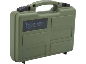 evike emg collection series airsoft pistol case w/customizable grid foam (color: od green)