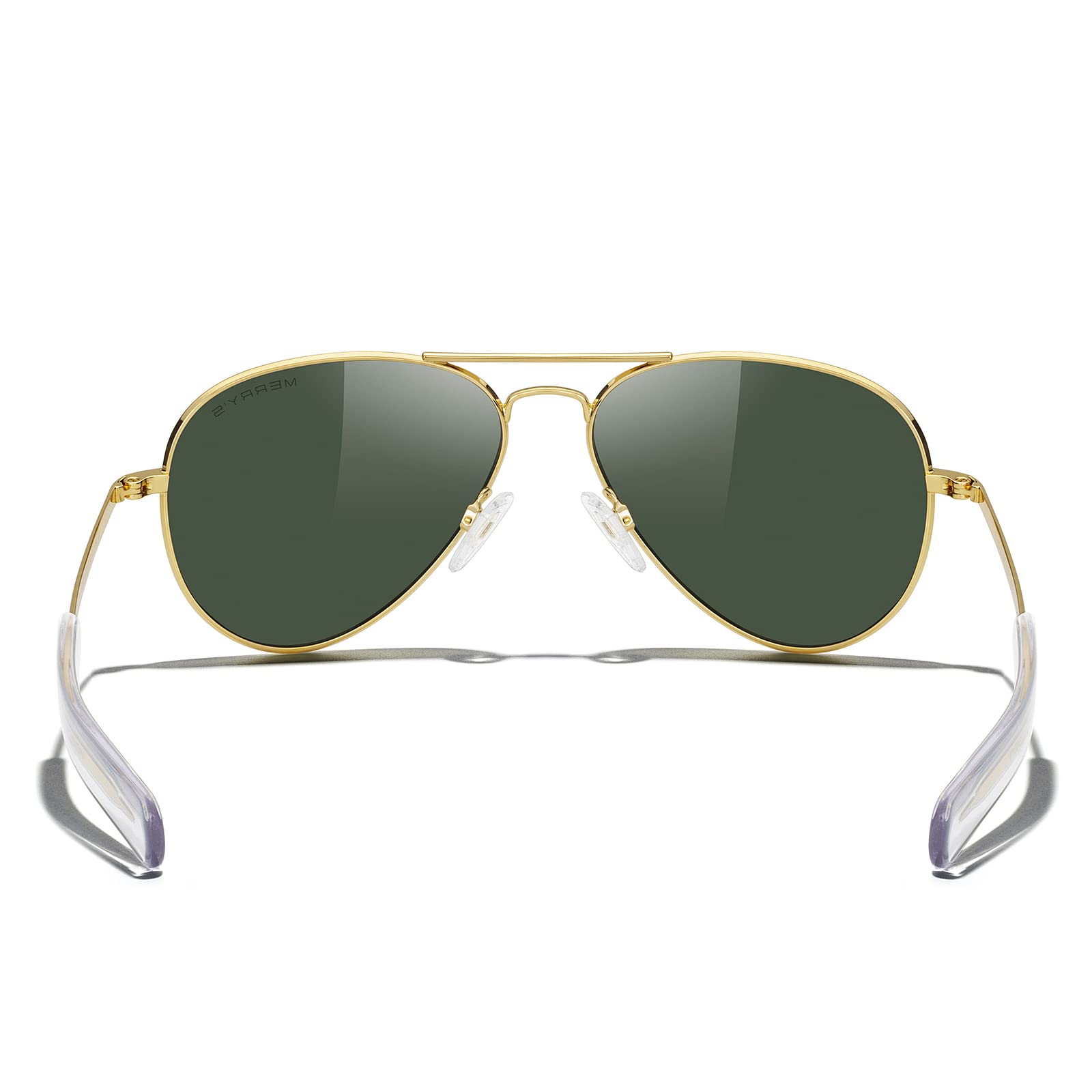 MERRY'S Classic Aviator Military Polarized Sunglasses for Men or Women S8562