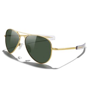 merry's classic aviator military polarized sunglasses for men or women s8562