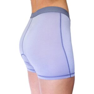 Club Ride Apparel Women's June Chamois 3-Inch Level 1 Cycling Shorts - Gel Chamois Liner Lavender Grey