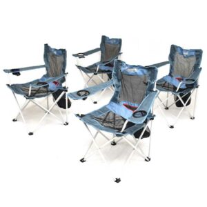 coleman boat all-season folding chair 2000033697 | ventilated insulated set of 4