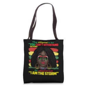 Black African American Ladies Black History Month Women Tote Bag