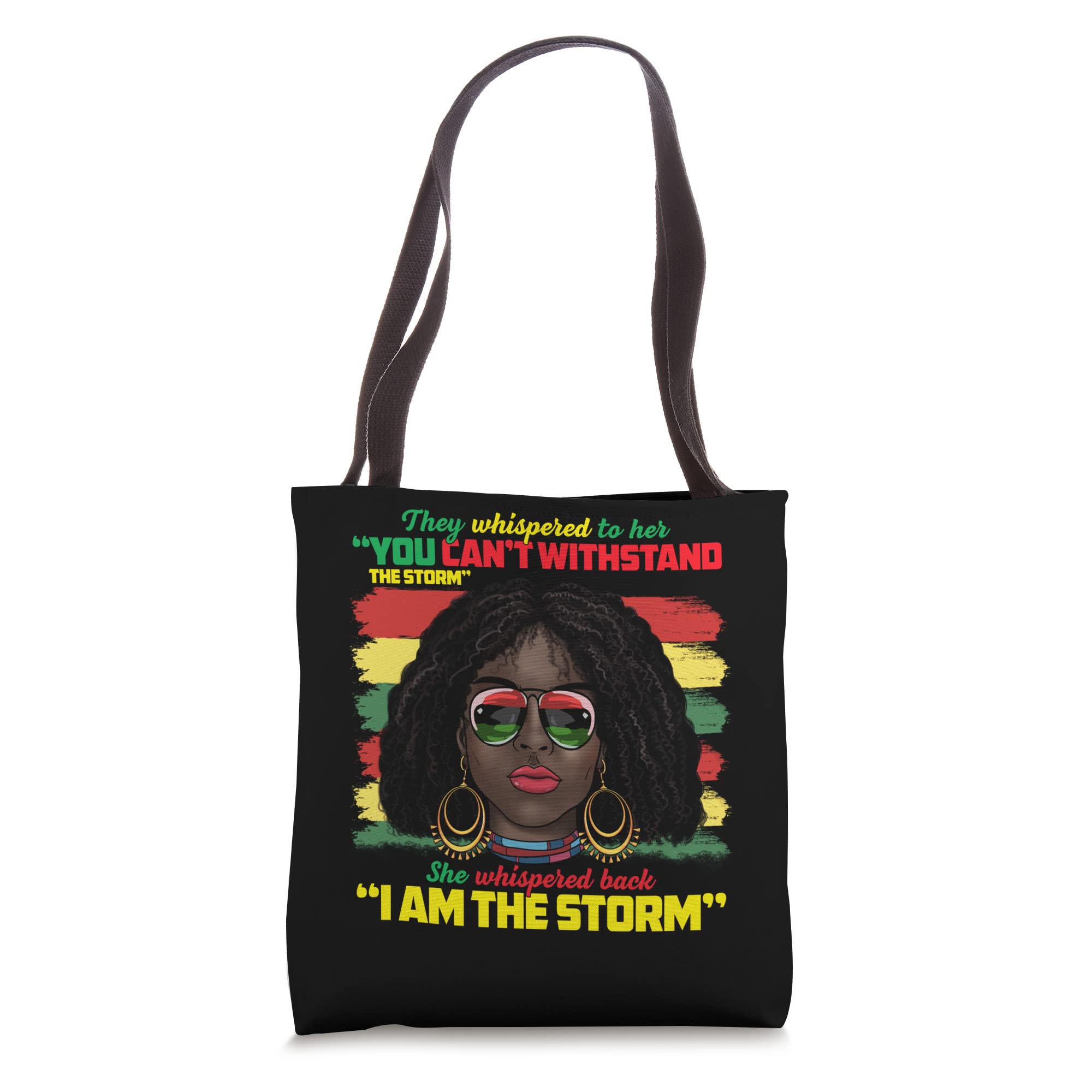 Black African American Ladies Black History Month Women Tote Bag