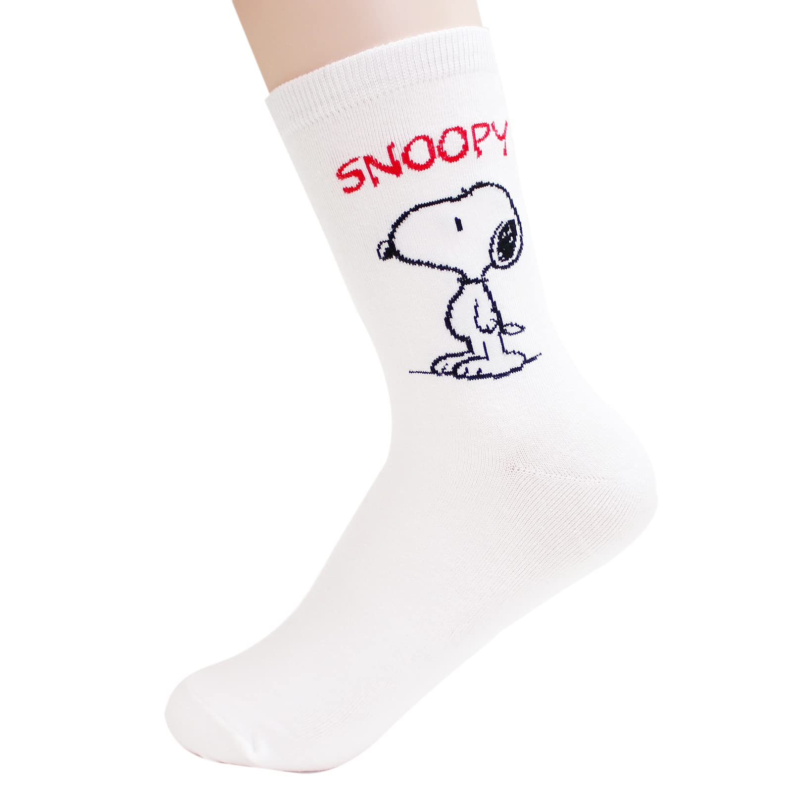 The Peanuts Snoopy Women and teen girls Licensed Socks Collection Socksense (Name_5pairs)