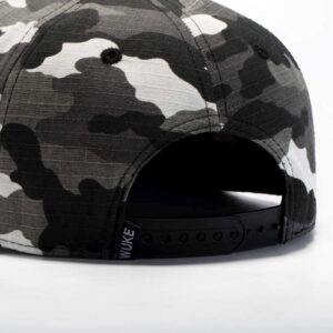 Gogobear Unisex USA Army Camouflage Flat Brim Snapback Hats Water-Resistant Baseball Cap with Adjustable