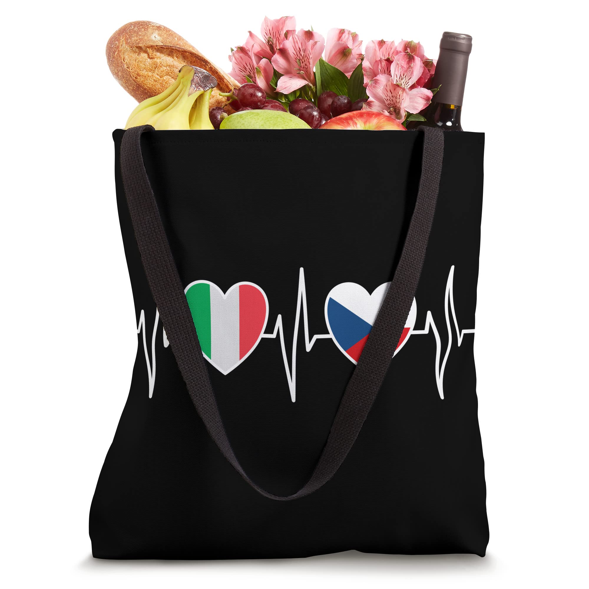 Italy And Czech Republic Czech Republic Flag Flags Tote Bag