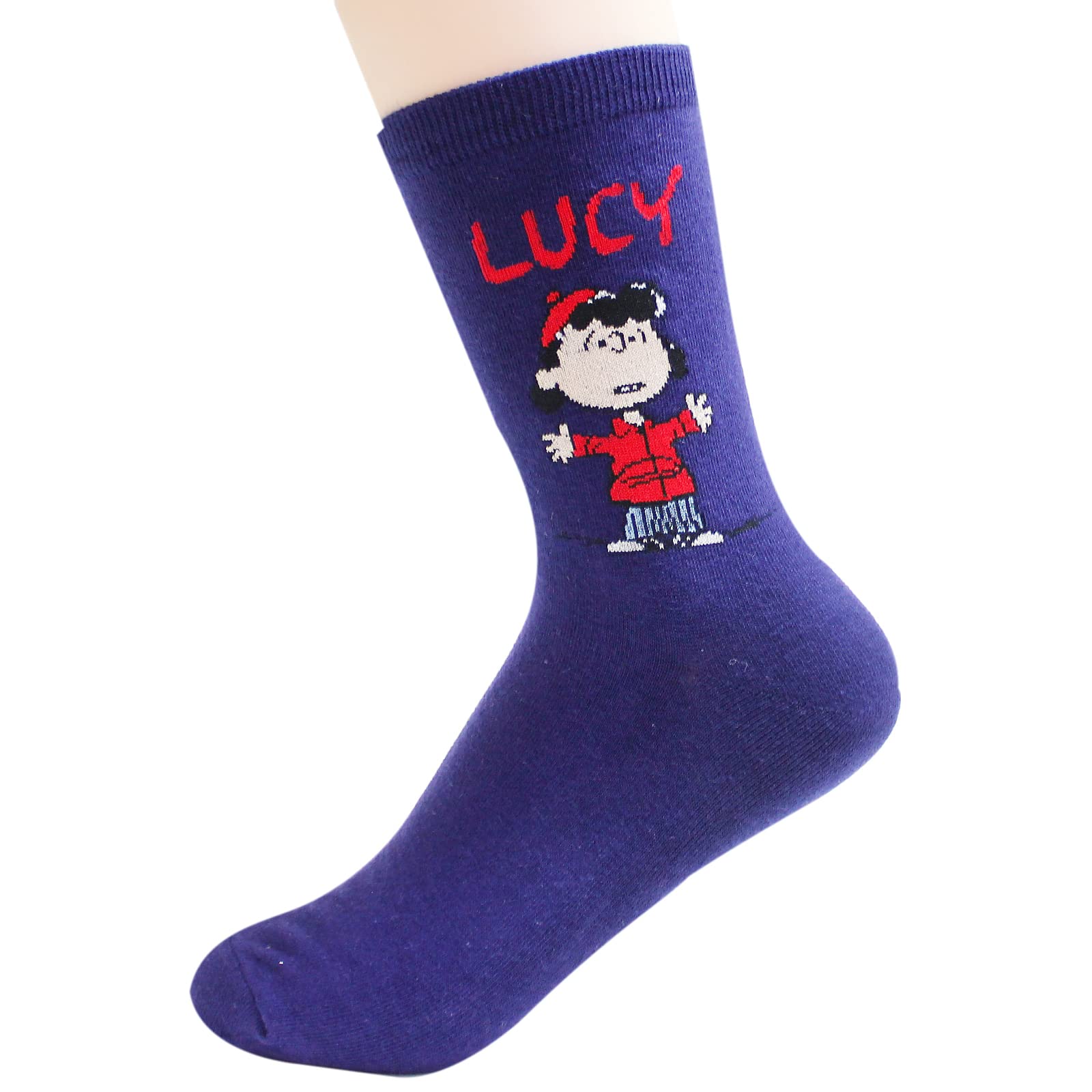 The Peanuts Snoopy Women and teen girls Licensed Socks Collection Socksense (Name_5pairs)