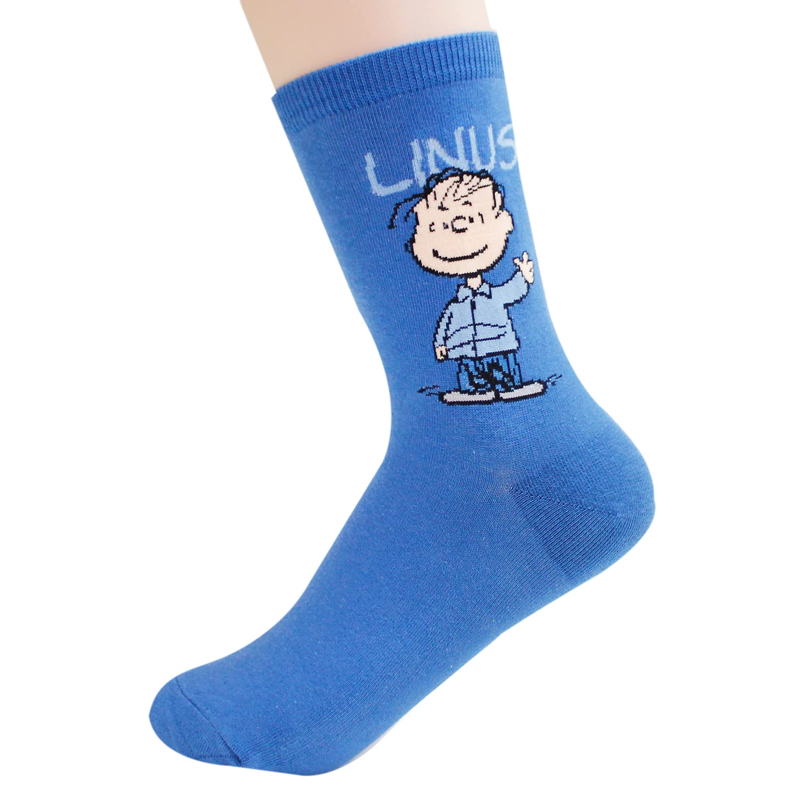 The Peanuts Snoopy Women and teen girls Licensed Socks Collection Socksense (Name_5pairs)