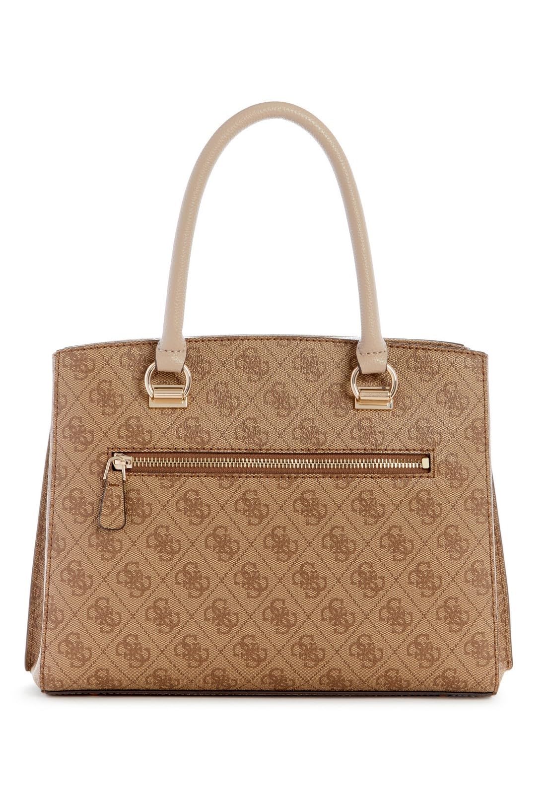 GUESS Noelle Girlfriend Satchel, Latte Logo