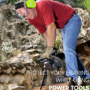 PROHEAR 016 3 Pack Ear Protection Safety Muffs for Shooting, NRR 26dB Slim Hearing Protector for Gun Range, Hunting