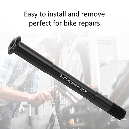 Yuecoom Mountain Bike Thru Axle, Replacement Aluminum Alloy Cylinder Shaft Rod for Bicycle Repair