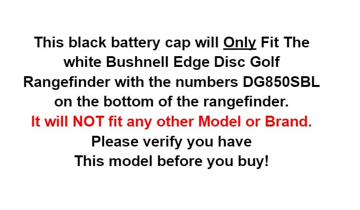 for Bushnell Edge Disc Golf Rangefinder Black Battery Cap - Look at Second Image! - Verify Your Model 1st - Cover Screw Replacement