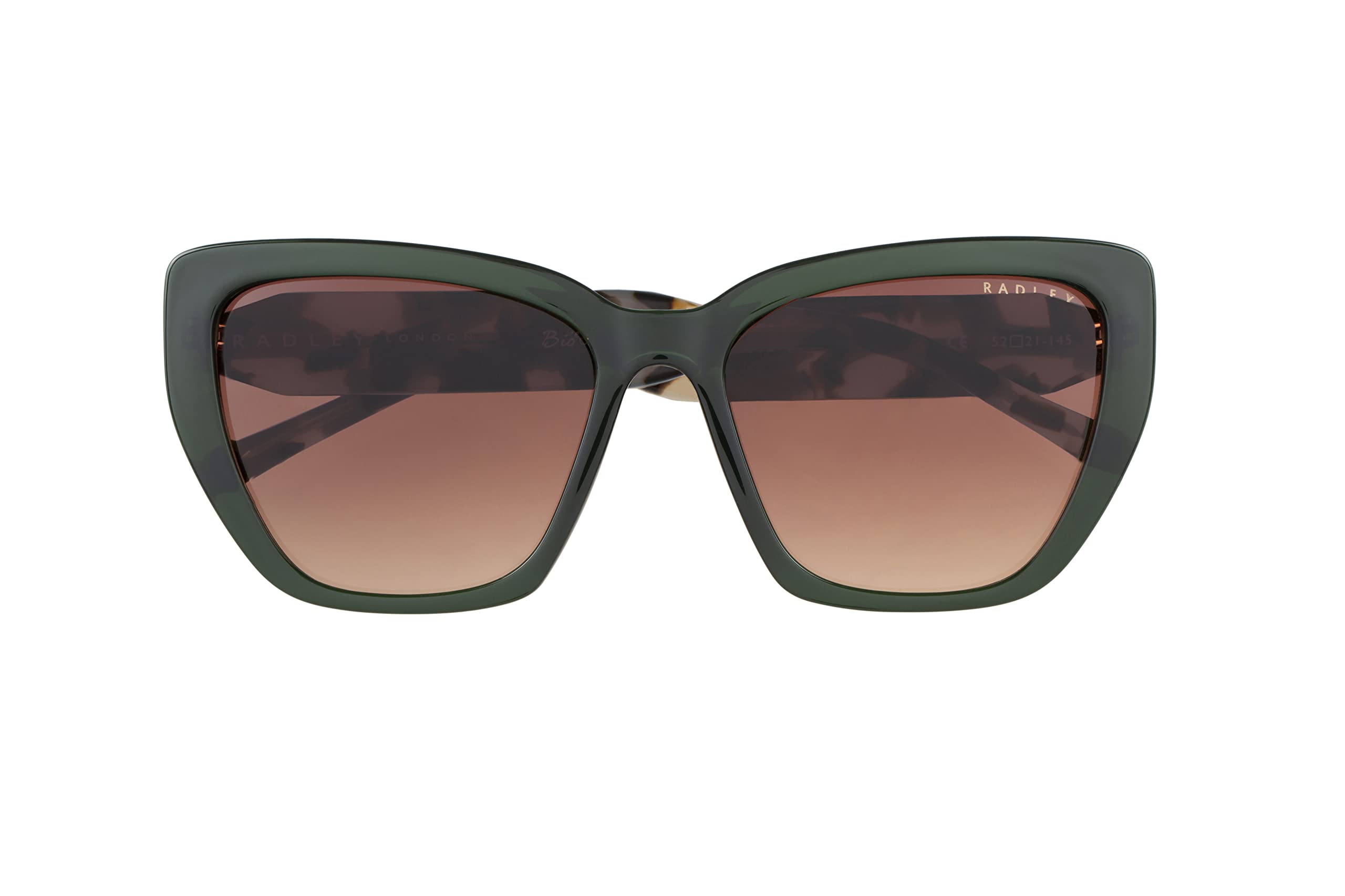 RADLEY London 6501 Womens Square Cat Eye Sunglasses, 57 mm, UV400 Protection, Palm Leaf Green