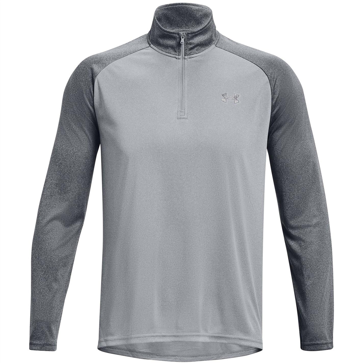 Under Armour Men's Velocity 2.0 1/4 Zip, (036) Steel Light Heather/Pitch Gray Light Heather/Pitch Gray, Medium