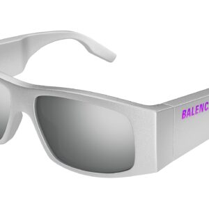 Balenciaga BB 0100S LED FRAME LIMITED EDITION Silver/Silver 56/15/150 unisex Sunglasses