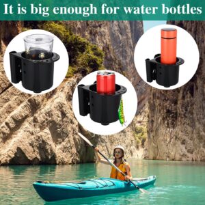 2 Pcs Multifunctional Kayak Cup Holder, Drink Holder, Bottle Holder, Boat Phone Holder and Fishing Tool Lures Storage Kyak Fishing Accessoires, Kayak Track Mount Install (Stylish Style)