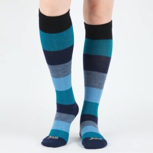 ja vie JAVIE Ultra Comfy 75% Merino Wool Graduated Compression Socks for Women & Men (15-20mmHg)