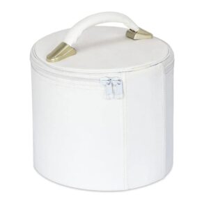 masonic fez case - imitation white leather