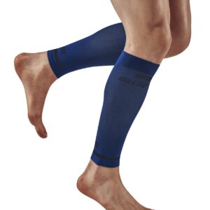 The Run Calf Sleeves 4.0, Blue, Men, III