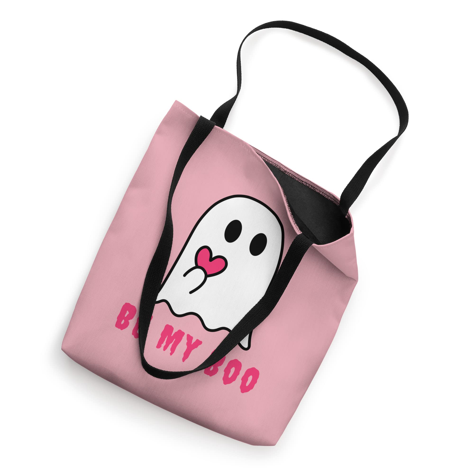 Be My Boo Cute Ghost Valentine Valloween Anti Valentine Goth Tote Bag