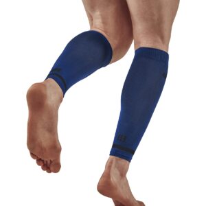 The Run Calf Sleeves 4.0, Blue, Men, III