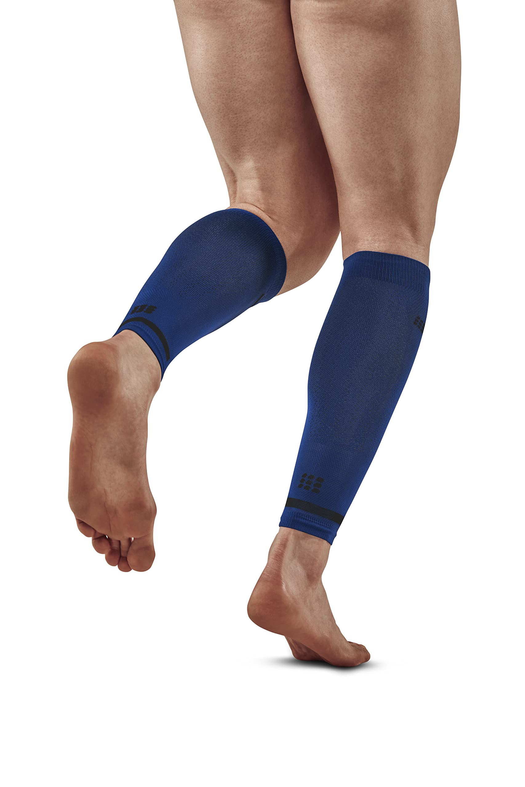 The Run Calf Sleeves 4.0, Blue, Men, III