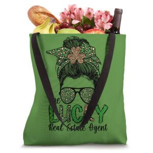 Lucky Real Estate Agent St. Patrick's Day Real Estate Agents Tote Bag