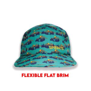 Sprints 5 Panel Performance Running Hat (Sasquatch)