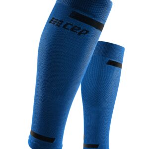 The Run Calf Sleeves 4.0, Blue, Men, III