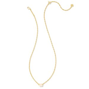 Kendra Scott Cailin 14k Gold-Plated Pendant Necklace in Champagne Opal Crystal, Fashion Jewelry for Women