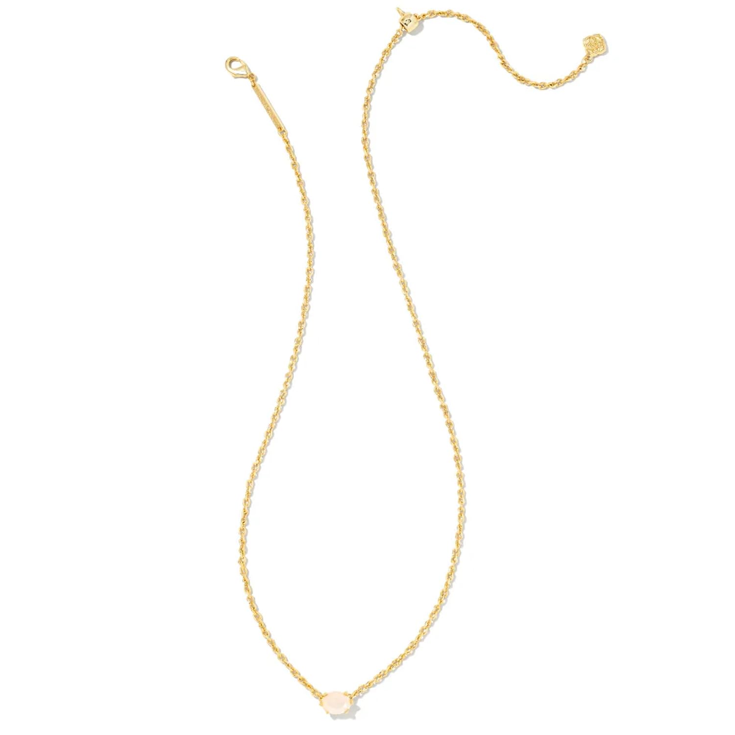 Kendra Scott Cailin 14k Gold-Plated Pendant Necklace in Champagne Opal Crystal, Fashion Jewelry for Women