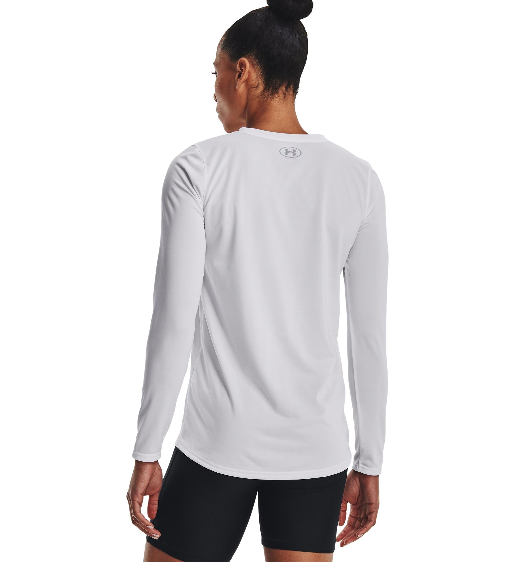 Under Armour Men's Team Tech Loose White Long Sleeve T-Shirt (L)