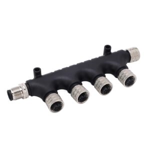 nmea 2000 t connector,nmea 2000 multiport t connector,nmea 2000 4 port multiport t connector 5 pin backbone drop cables 4 port multiport tee terminator for lowrance networks