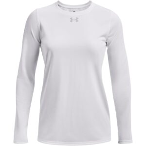 Under Armour Men's Team Tech Loose White Long Sleeve T-Shirt (L)