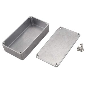 Cusstally 1 Pc Guitar Effects Pedal Aluminum Box Enclosure for DIY Guitar Pedal Kit 1590B