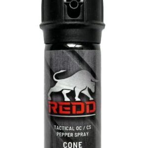 Redd Pepper Spray, Tactical OC/CS Pepper Spray and Nylon Holster - Flip Top Cone (2 Ounce)